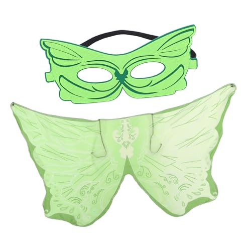 PACKOVE 1 Satz Schmetterlingsflügel-umhang Mädchen Feenflügel Schmetterlingskostüm Für Schal in Schmetterlingsflügelform Für Schmetterlingskostüm Für Damen Chiffon Green von PACKOVE