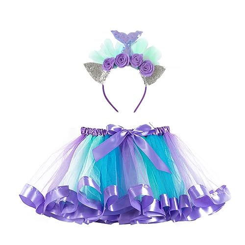 PACKOVE 1 Satz Weihnachts-Tutu-Rock für Mädchen princess dresses for Tutu-Rock für Kinder Meerjungfrau-Tutu-Rock Babykostüm -Tutu-Kleid meerjungfrauen Blasenrock für Kinder von PACKOVE