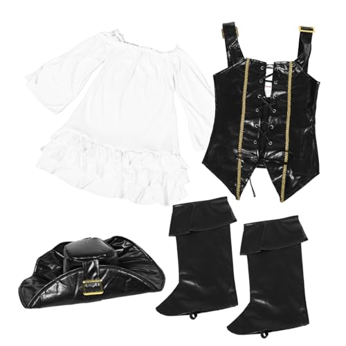 PACKOVE 1 Set Mädchen Piratenkostüm Halloween Kostüme Kleidung Für Mädchen Outfits Für Mädchen Spitzen Outfits Kinderkleid Kinderort Mädchenkleidung Mädchen Langarmkleid von PACKOVE