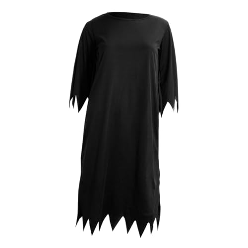 PACKOVE 1PC Halloween Kostü Gruselige Sensenmann Robe Für Mottopartys Und Cosplay Ohne Maske Ideal Für Halloween Und Geisterkostüme von PACKOVE