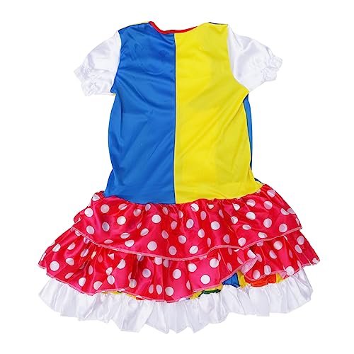 PACKOVE 1Stk Clown-Anzug Kostüme für Erwachsene Karnevalskostüm Clown Fliege karneval kostüm halloween costume halloween kleidung kinderkleider Clown-Cosplay-Outfit Clown-Kostüm Baumwolle von PACKOVE