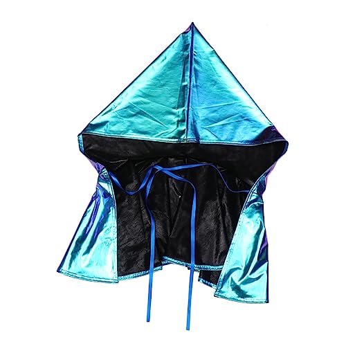 PACKOVE 1stk Halloween-sensenmann-umhang Umhang Des Todeskostüms Poncho Mit Kapuze Kapuzenumhang Halloween-cosplay-outfit Halloween-kostüm Halloween-geisterumhang 5. Enthält: Umhang*1 Blue von PACKOVE