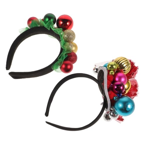 PACKOVE 2 Stück Teiliges Weihnachts Haarreif mit Glocken Leichtes Komfortables Design aus Langlebigem und Spitze Festlicher Kopfschmuck für Weihnachtsfeiern Tanzpartys und Kostüm Events PACKOVE 2 Stück Teiliges Weihnachts Haarreif mit Glocken Leichtes Komfortables Design aus Langlebigem und Spitze Festlicher Kopfschmuck für Weihnachtsfeiern Tanzpartys und Kostüm Events von PACKOVE