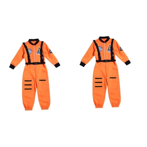 PACKOVE 2St Astronautenanzug für Jungen halloweenkostüme für kinder halloween kleider für kinder karnevalskostüme für kinder Kinderkommode Astronauten-Overall Cosplay zum Kindertag Yellow von PACKOVE