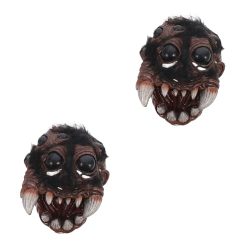 PACKOVE 2St Spinnenmaske Halloween realistische maske Maskerade-Maske Cosplay Spinnmaske Cosplay-Tiermaske Maskenball Maske Gesichtsbedeckung Maske für Dekor Kostümzubehör kunststoff von PACKOVE