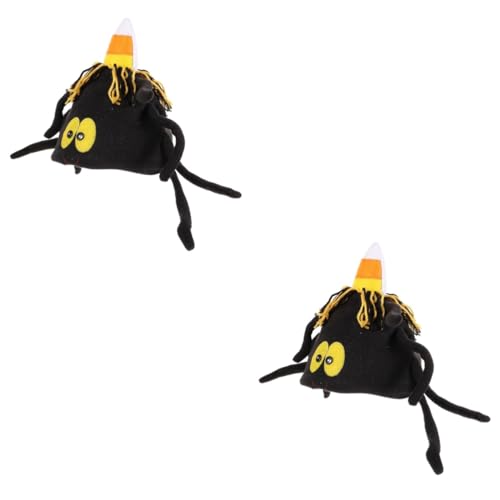 PACKOVE 2pcs Kopfbedeckung Verrückter Hut Sombrero Halloween Stirnband Lustiger Hut Kostüm Spinnenhut Maske Halloween-accessoires Frauen Kappe Halloween-spinnennetz-handschuhe Stoff von PACKOVE