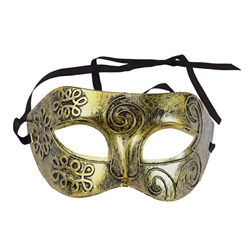 PACKOVE 4 Stück Vintage Halbe Gesichtsmaske Aus Spitze Handgehaltene Masken Für Maskenball Kostümparty Cosplay Und Auftritte Elegantes Zubehör Für Herren Und Damen von PACKOVE