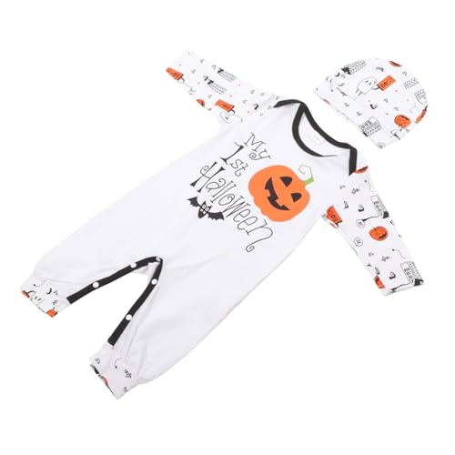 PACKOVE 5 Sätze Halloween-spielanzug -kürbis-strampler Halloween-kostüm Neugeborenes Mädchen Sommeroutfits Für Mädchen Halloweenkostüm Kleidung Baumwolle Männer Und Frauen Zubehör von PACKOVE