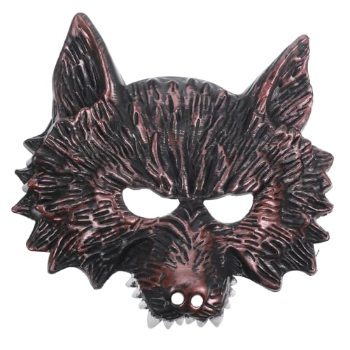 PACKOVE 5St Cosplay-Party-Maske halloween costume halloween kleidung costume de halloween tiermasken Maskerade Cosplay-Maske Tiere Maske Party-Cosplay-Requisite Halloween-Maske Plastik rot von PACKOVE