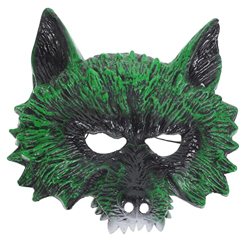 PACKOVE 5St Halloween- Halloween-Tiermasken für Festival Cosplay-Partymaske Wolf halloween costume halloween kleidung für Party Party-Cosplay-Requisite Plastik Green von PACKOVE