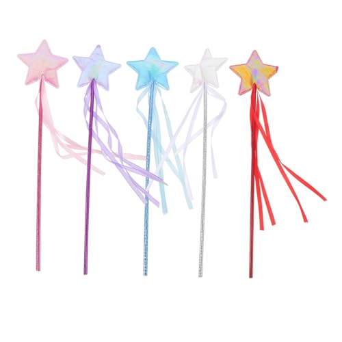 PACKOVE 5St Prinzessin Gastgeschenke fairy wand toys spielzeuge laufstall spielzeug Bühnen-Performance-Zauberstab-Spielzeug Feenstab Spielzeug Neuheit Feenstab Zauberstäbe Plastik von PACKOVE