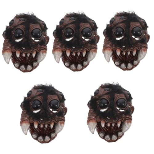 PACKOVE 5St Spinnenmaske Halloween realistische maske einzigartige Maske Tiermaske Festivalmaskenmasse Tiergesichtsmaske Gesichtsbedeckung tierische Maske Cosplay-Partymaske kunststoff von PACKOVE