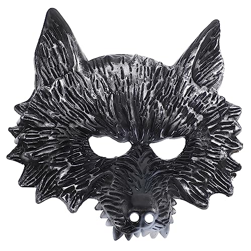 PACKOVE 5St Wolfsmaske halloween hlloween hallowen masks tier masken horror mask Cosplay-Werwolf-Masken Partytanz-Tiermaske karnevalsparty zubehör Cosplay-Requisiten Plastik Silver von PACKOVE