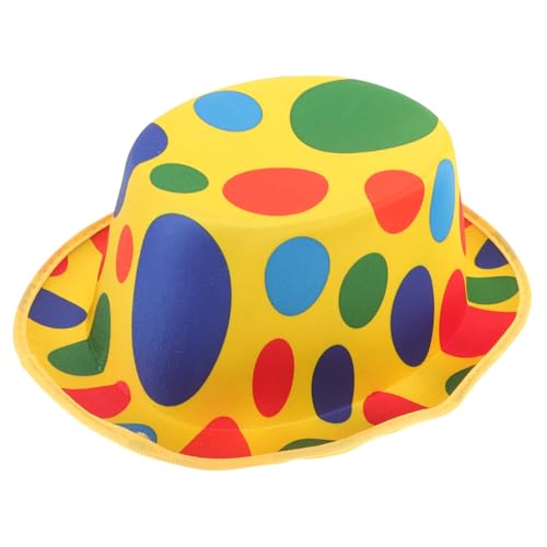 PACKOVE Clownhut Aus Vliesstoff Party-clownhut Clown-bühnenhut Kopfbedeckung Für Kostüm Hut-requisite Für Aufführungen Unisex-clownhut Leicht Und Bequem PACKOVE Clownhut Aus Vliesstoff Party-clownhut Clown-bühnenhut Kopfbedeckung Für Kostüm Hut-requisite Für Aufführungen Unisex-clownhut Leicht Und Bequem von PACKOVE