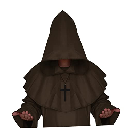 PACKOVE Cosplay-Anzug halloween costume halloween kleidung costume halloween talliengürtel witch costume Priester Kostüm Halloween-Priesterrobe Mönch Kostüm Mönche Uniform Cosplay Coffee von PACKOVE