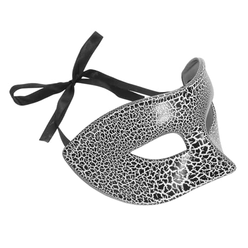 PACKOVE Crack Masquerade Halbmaske aus Kunststoff mit Gruseligem Rissmuster Bequemer Sitz Halbes Gesicht für Halloween Karneval Kostüm-party und Rollenspiel PACKOVE Crack Masquerade Halbmaske aus Kunststoff mit Gruseligem Rissmuster Bequemer Sitz Halbes Gesicht für Halloween Karneval Kostüm-party und Rollenspiel von PACKOVE