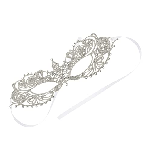 PACKOVE Diamant Aushöhlen Maske Halloween-requisiten Kostüme Ball-spitzen-masken Outfit Venezianische Masken Für Frauen Spitzenmasken Tanzparty-maske Schwarze Maske Cosplay-spitze Bohren von PACKOVE