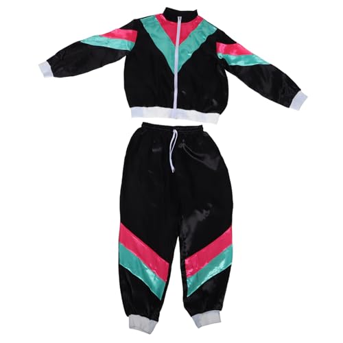 PACKOVE Disco Kostüme Kostüme Für Kinder Outfits Für Mädchen Kinder Abschlussballanzüge Für Jungen Kostüm Für Jungen Kinderkleid Kinderkostüm Rosa Hemden Für Mädchen Disco von PACKOVE