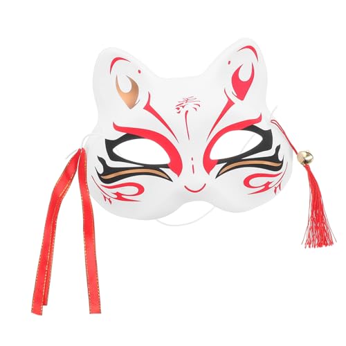 PACKOVE Fuchs Maske Japanische Katzenmaske Cosplay-partymaske Maskerade Cosplay-maske Tierische Maske Halloween-partymaske Japanische Fuchsmaske Halloween-maske Für Frauen Plastik von PACKOVE