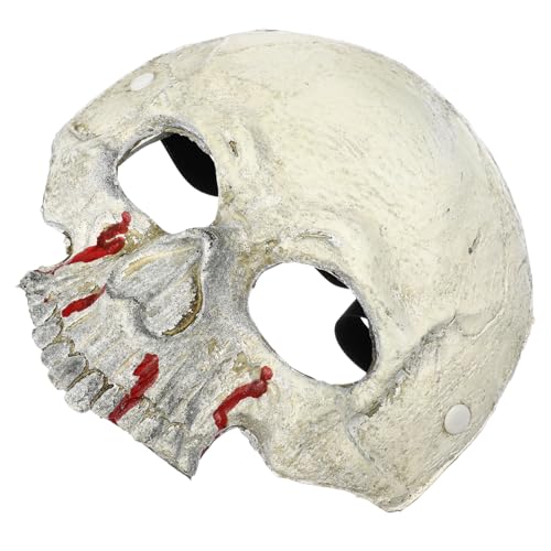 PACKOVE Halloween Blutmuster Halbe Gesichtsmaske Für Maskendekoration Für Halloween Karneval Und Kostümpartys Bastelset Für Kreative Maskenideen von PACKOVE