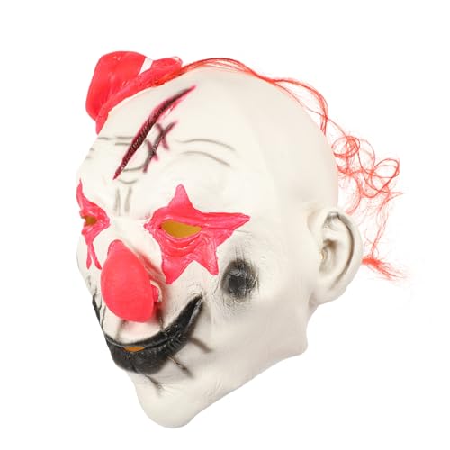 PACKOVE Halloween-Clown- lustige fasching Karnevalsmaske Clown Clown-Performance- Gesichtsmaskenkostüm Halloween- Clown-Cosplay-Zubehör Clownsmaske aus von PACKOVE