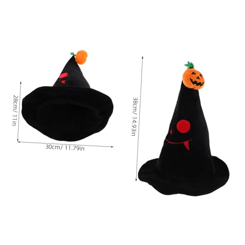 PACKOVE Halloween Hexenhut mit Großem Saum Spitzes Fantasy-hut Kostüm-accessoire für Erwachsene und Vielseitig für Halloween-partys Bühnenauftritte und Themenfotoshootings PACKOVE Halloween Hexenhut mit Großem Saum Spitzes Fantasy-hut Kostüm-accessoire für Erwachsene und Vielseitig für Halloween-partys Bühnenauftritte und Themenfotoshootings von PACKOVE