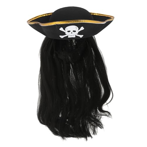 PACKOVE Halloween Piratenkostüm mit Schwarzem Langem Perücken hut Langlebig und Angenehm für Festival Partys Cosplay und Halloween Verkleidungen Einfaches An Ausziehen PACKOVE Halloween Piratenkostüm mit Schwarzem Langem Perücken hut Langlebig und Angenehm für Festival Partys Cosplay und Halloween Verkleidungen Einfaches An Ausziehen von PACKOVE