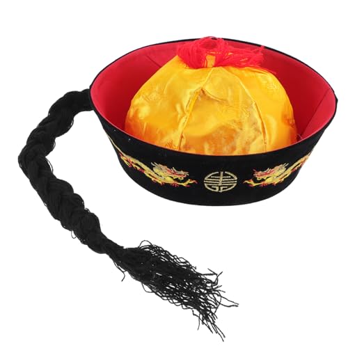PACKOVE Hanfu Hut Reishut Chinesischer königlicher Kaiserhut Chinesischer Drachenkostüm alter chinesischer Kaiserhut schwarzer Partyhut für Erwachsene Asiatischer Zopfhut Wollfilzhut chinesischer Stil PACKOVE Hanfu Hut Reishut Chinesischer königlicher Kaiserhut Chinesischer Drachenkostüm alter chinesischer Kaiserhut schwarzer Partyhut für Erwachsene Asiatischer Zopfhut Wollfilzhut chinesischer Stil von PACKOVE