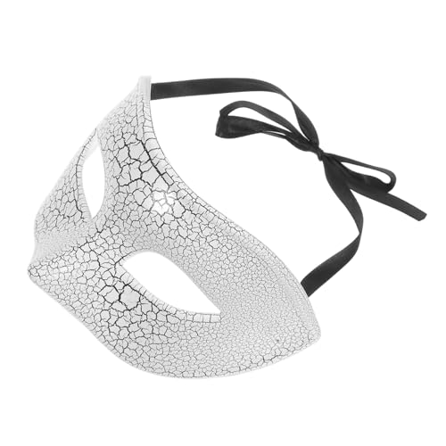 PACKOVE Horror Halloween Halbmaske aus Kunststoff mit Auffälliger Rissoptik Bequeme Masquerade Gesichtsabdeckung für Erwachsene Vielseitiges Kostümzubehör für Karneval Party und Cosplay PACKOVE Horror Halloween Halbmaske aus Kunststoff mit Auffälliger Rissoptik Bequeme Masquerade Gesichtsabdeckung für Erwachsene Vielseitiges Kostümzubehör für Karneval Party und Cosplay von PACKOVE