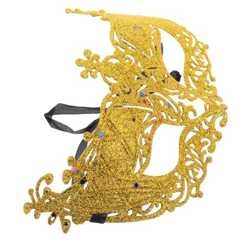 PACKOVE Karnevalsmaske fuchs maske goldene maske Festivalmaske Dekorative Maske Mysterien Maske Frauenmaske für Party Maskenstütze Maskerademaske Tanzparty-Requisite Cosplay-Maske Plastik von PACKOVE