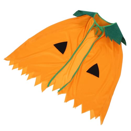 PACKOVE Kürbis Umhang Halloween Party Cosplay Requisite Halloween Dekoration Halloween Party Umhang Cosplay Umhang Party Cosplay Umhang Ornament Klassischer Farbumhang Für von PACKOVE