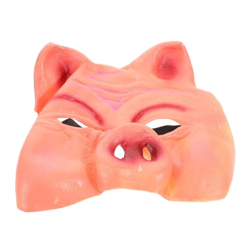 PACKOVE Lustige Schweinemaske aus Hautfreundlichem Material Atmungsaktive Halbe Tiermaske für Kostümparty Halloween Karneval Bühnenauftritte Einzeln Verpackt und Einfach Mitzunehmen PACKOVE Lustige Schweinemaske aus Hautfreundlichem Material Atmungsaktive Halbe Tiermaske für Kostümparty Halloween Karneval Bühnenauftritte Einzeln Verpackt und Einfach Mitzunehmen von PACKOVE