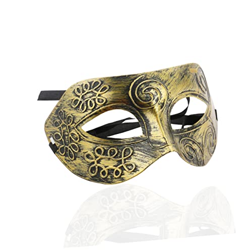 PACKOVE Männer Maskenball Maskerade- Venezianisch Maskerade Masken Masse Silbermaske Maskerade Gesichtsmaske Für Party Maskarade Kostüm Halbe Maskerade Tanzmaske Halloween von PACKOVE