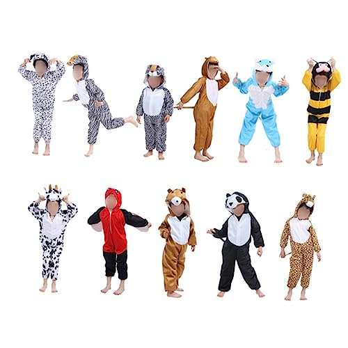 PACKOVE Panda Kostüm Für Kinder Tierkostüme Für Halloween Und Cosplay Größe M Für Körpergröße 90 105 Cm Verkleidung Für Mädchen Und Jungen Weiches Material Ideal Für Karneval Und von PACKOVE