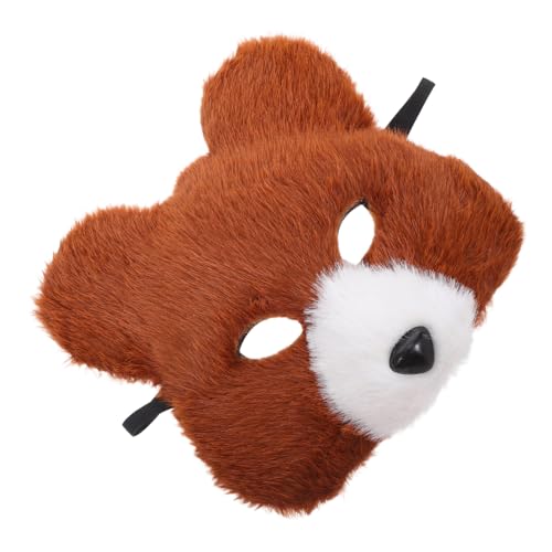 PACKOVE Realistische Bärenmaske aus Weichem Plüsch Leichte Tierkostüm Maske mit Braunen Bärenohren für Halloween Geburtstagsfeiern Karneval Foto-shootings und Verkleidungen PACKOVE Realistische Bärenmaske aus Weichem Plüsch Leichte Tierkostüm Maske mit Braunen Bärenohren für Halloween Geburtstagsfeiern Karneval Foto-shootings und Verkleidungen von PACKOVE