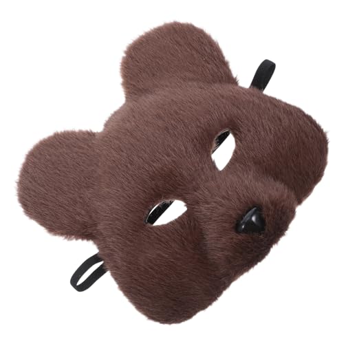 PACKOVE Realistische Braune Bärenmaske aus Weichem Plüsch Detailliertes Cosplay Tiergesicht Komfortabel für Halloween Maskenball Karneval Vielseitiges Kostümzubehör für Erwachsene PACKOVE Realistische Braune Bärenmaske aus Weichem Plüsch Detailliertes Cosplay Tiergesicht Komfortabel für Halloween Maskenball Karneval Vielseitiges Kostümzubehör für Erwachsene von PACKOVE
