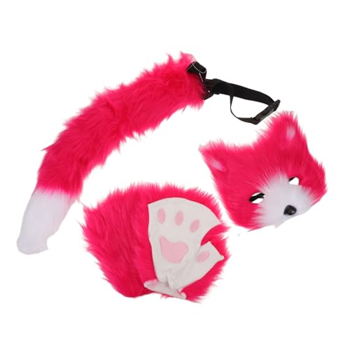 PACKOVE Realistisches Fuchs Kostüm Set mit Maske Handschuhen und Universalgröße für Erwachsene Langlebiges Stoffmaterial Bequem und Leicht für Halloween Cosplay Karneval und PACKOVE Realistisches Fuchs Kostüm Set mit Maske Handschuhen und Universalgröße für Erwachsene Langlebiges Stoffmaterial Bequem und Leicht für Halloween Cosplay Karneval und von PACKOVE