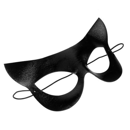 PACKOVE Schwarze Halbgesichtsmaske Für Halloween Maskerade Maske Für Kostüm Party Und Ball Ideal Für Verkleidungen Und Veranstaltungen Unisex Aus Hochwertigem Material von PACKOVE