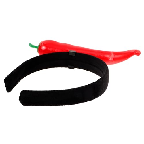 PACKOVE Stirnband Stirnbänder Krawatten Kinderhaaraccessoires für Mädchen Gesicht handhaben Haarband hair-band herren outfit fitness-bekleidung Haarreifen dekorative Haartracht Plastik rot von PACKOVE