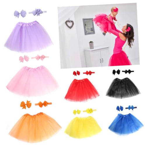 PACKOVE Tutu-kleid Schleife-stirnband Rock Anzug Märchenprinzessin Kleid Tanzender Tutu-rock Stirnbänder Für Kleinkinder Prinzessinnenkleid Für Kleinkinder Krawatte Baby Haarschmuck von PACKOVE