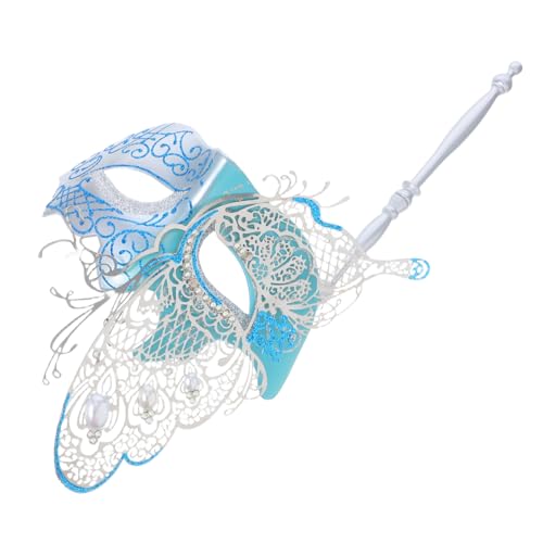 PACKOVE Venetian Metall Schmetterling Masquerade Maske mit Stab Stilvolle Damen Party Maske für Mardi Gras Karneval Halloween Prom Ball und Abendveranstaltungen PACKOVE Venetian Metall Schmetterling Masquerade Maske mit Stab Stilvolle Damen Party Maske für Mardi Gras Karneval Halloween Prom Ball und Abendveranstaltungen von PACKOVE