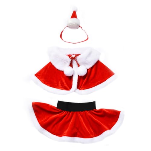 PACKOVE Weihnachtsrock Aus Festlichem Stoff Für Cosplay Outfits Roter Rock Für Weihnachten Ideal Für Festliche Anlässe Und Kostümpartys Vielseitig Einsetzbar Und Bequem von PACKOVE