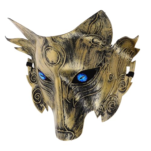 PACKOVE Werwolf-Maske Wolfsmaske gruselige maske Gruselmaske für Halloween halloween-dekoration Maskerade-Maske Tierkostüm-Maske japanische Maske Wolf-Cosplay-Maske Maske für draußen PVC von PACKOVE