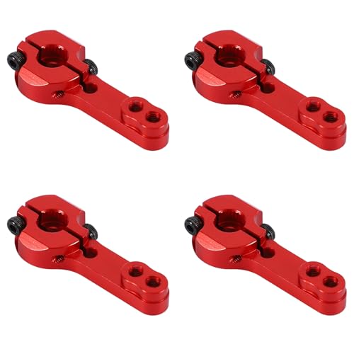 PAGJHRFJG 4X 25 T 35 mm ZäHne Zahn Lenkung Halb Servo Arm Horn für 1/8 1/10 RC Auto Boot für Redcat Axial von PAGJHRFJG