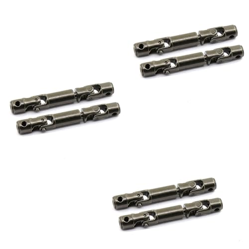 PAGJHRFJG 6PCS Upgrade Metallantriebswelle für 1/16 B14 B14K B16 B16K MN90 MN90K MN91 RC Autoteile Crawler Truck, von PAGJHRFJG