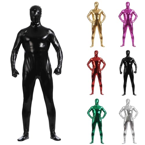 Ganzkörperanzug Damen Herren Greenscreen Anzug Zentai Suit Ganzkörperanzug-Anzug-Kostüm Halloween Ganzkörper Slenderman Kostüm Secondskin Kostüm Jugendliche Bodysuit Man Catsuit Männer Sale Angebote von PAIDAXING