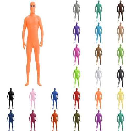 Ganzkörperanzug Damen Herren Greenscreen Anzug Zentai Suit Ganzkörperanzug-Anzug-Kostüm Halloween Ganzkörper Slenderman Kostüm Secondskin Kostüm Jugendliche Bodysuit Man Catsuit Männer Sale Angebote von PAIDAXING