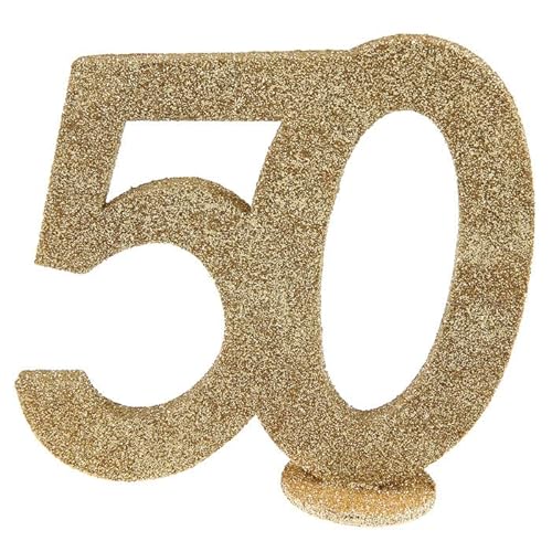 PAINT IT EASY NEU Aufsteller Geburtstags-Zahl 50, Glitter-Gold, ca. 10cm PAINT IT EASY NEU Aufsteller Geburtstags-Zahl 50, Glitter-Gold, ca. 10cm von PAINT IT EASY