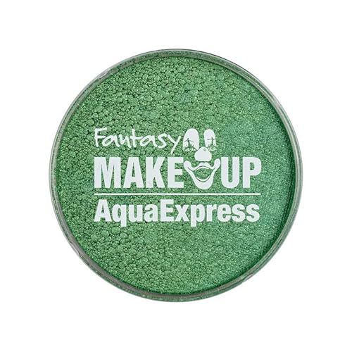 PAINT IT EASY NEU Kinderschminke Karneval Aqua-Express Schminke auf Wasserbasis, 15g, Perlglanz/Metallic-Grün von PAINT IT EASY