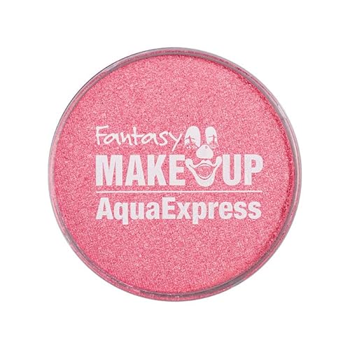 PAINT IT EASY NEU Kinderschminke Karneval Aqua-Express Schminke auf Wasserbasis, 15g, Perlglanz/Metallic-Pink von PAINT IT EASY